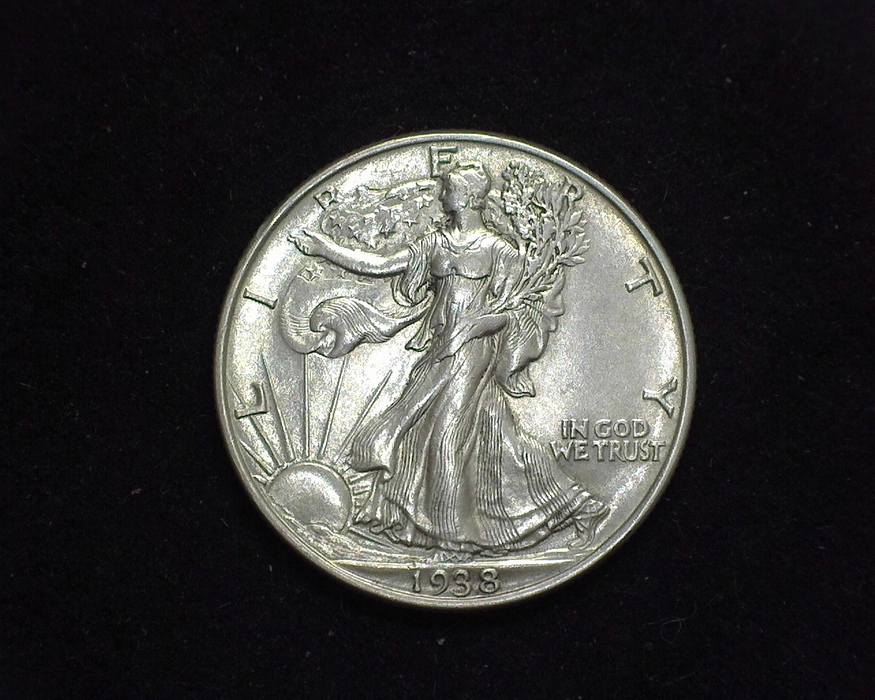 HS&C: 1938 Half Dollar Walking Liberty UNC Coin