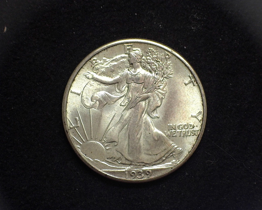 HS&C: 1939 Half Dollar Walking Liberty BU, MS-64 Coin