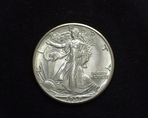 HS&C: 1939 D Half Dollar Walking Liberty BU, MS-63 Coin