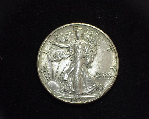 HS&C: 1939 D Half Dollar Walking Liberty BU, MS-63 Coin