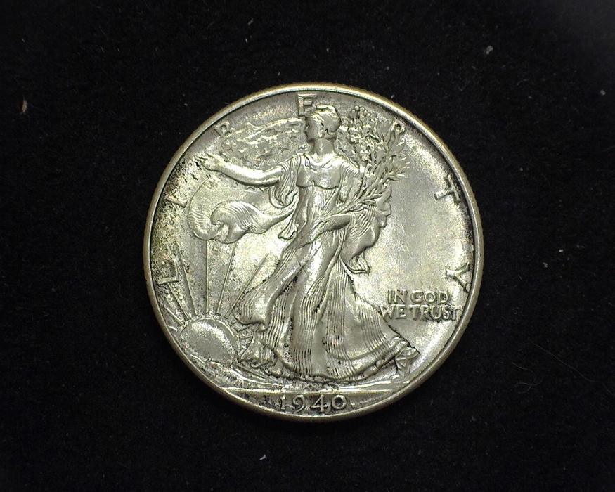HS&C: 1940 Half Dollar Walking Liberty BU, MS-63 Coin