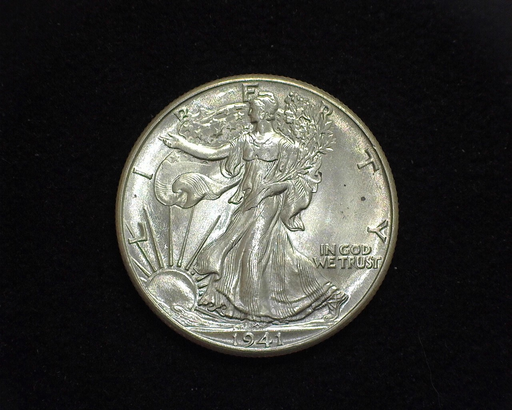 HS&C: 1941 Half Dollar Walking Liberty BU, MS-63 Coin