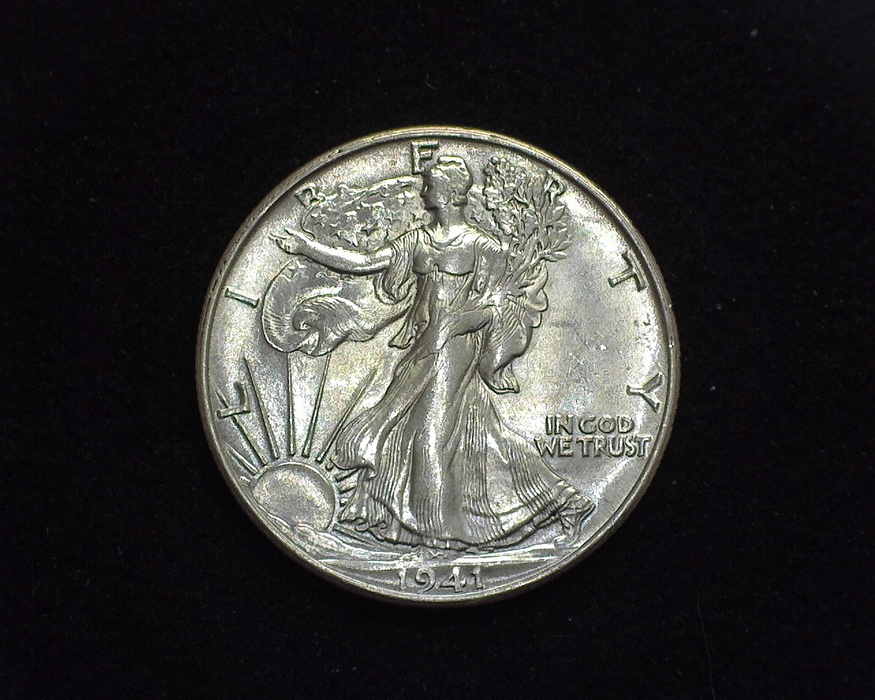 HS&C: 1941 S Half Dollar Walking Liberty BU Coin