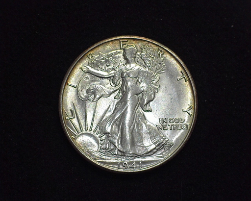 HS&C: 1941 S Half Dollar Walking Liberty BU, MS-63 Coin