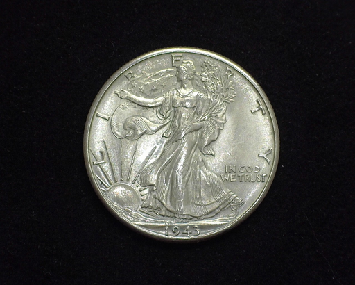 HS&C: 1943 D Half Dollar Walking Liberty BU, MS-65 Coin