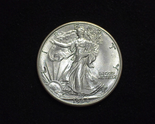HS&C: 1944 D Half Dollar Walking Liberty BU, MS-64 Coin