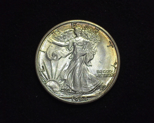 HS&C: 1944 D Half Dollar Walking Liberty BU, MS-64 Coin