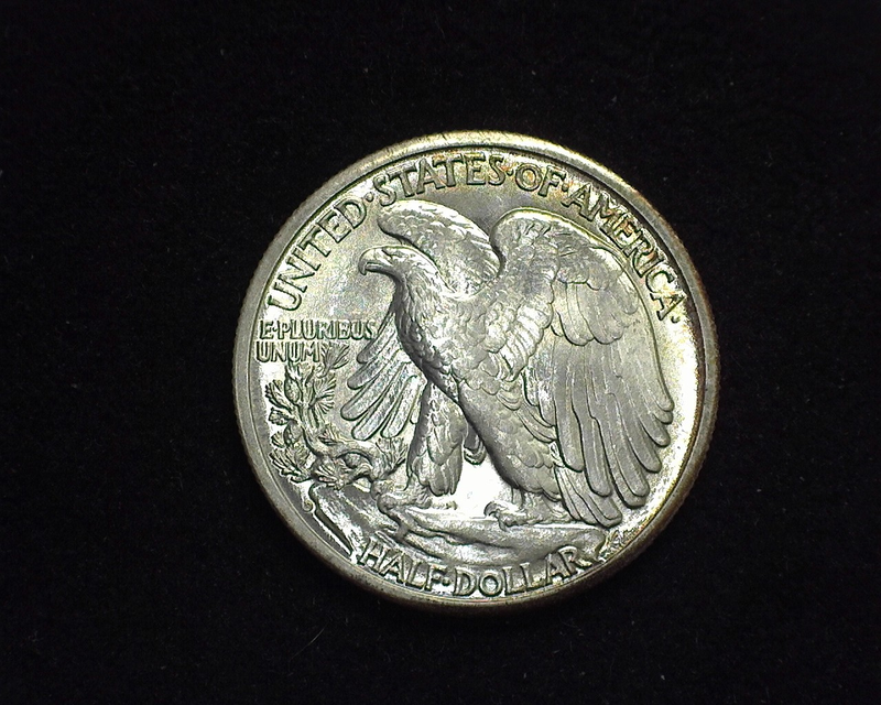 1944 D Walking Liberty Half Dollar BU, MS-64 - US Coin