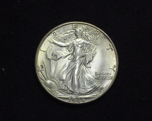 HS&C: 1946 D Half Dollar Walking Liberty BU, MS-64 Coin
