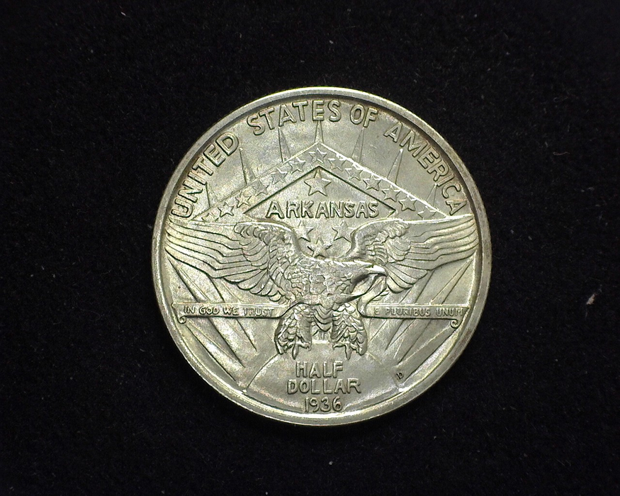 1936 Arkansas D Commemorative BU, MS-65 - US Coin