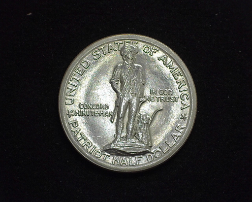 HS&C: 1925 Lexington Concord Half Dollar Commemorative BU, MS-65 Coin