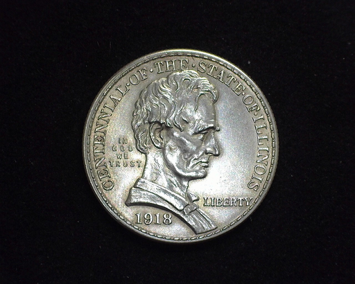 HS&C: 1918 Lincoln Half Dollar Commemorative BU, MS-64 Coin