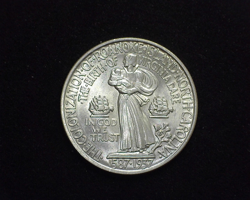 1937 Roanoke Commemorative BU, MS-63 - US Coin