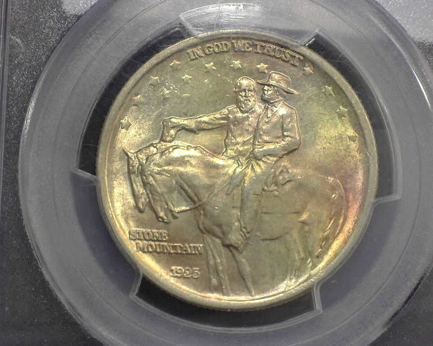 HS&C: 1925 Stone Mountain Half Dollar Commemorative PCGS-62 Coin