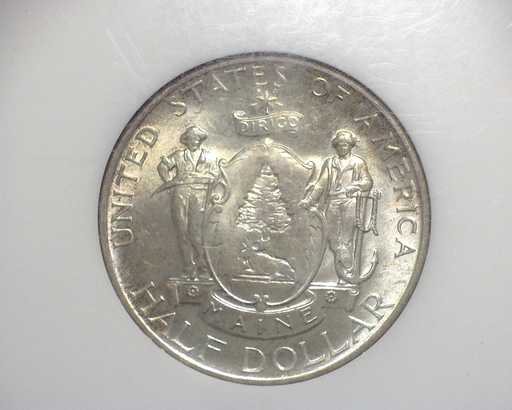 HS&C: 1920 Maine Half Dollar Commemorative NGC-65 Coin