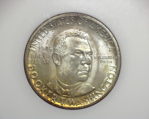 HS&C: 1946 Booker T. Washington Half Dollar Commemorative NGC-64 Coin