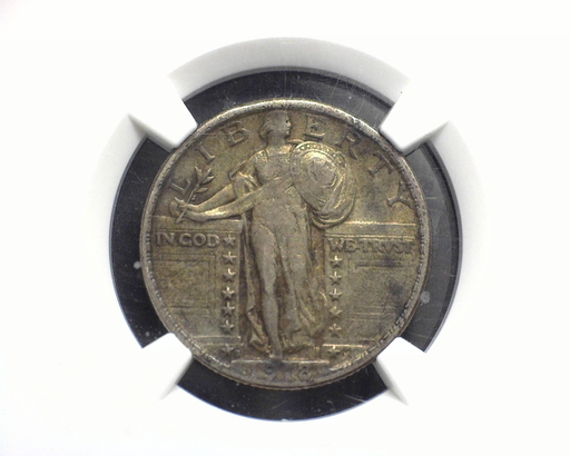 HS&C: 1918 S Quarter Standing Liberty NGC XF-40 Coin