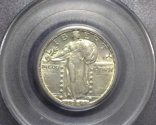 HS&C: 1924 D Quarter Standing Liberty PCGS AU-55 Coin