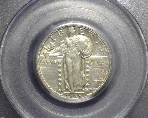 HS&C: 1928 D Quarter Standing Liberty PCGS AU-55 Coin