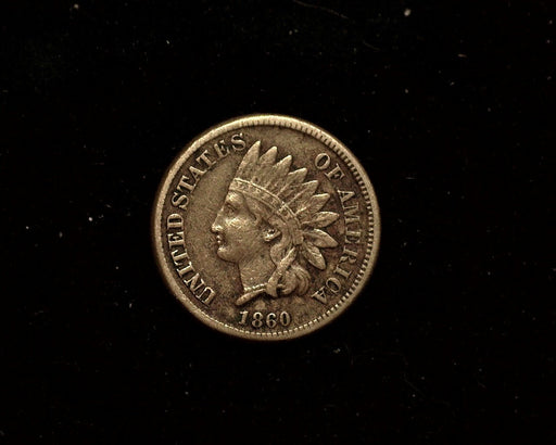 HS&C: 1860 Indian Head Cent/Penny F/VF Coin