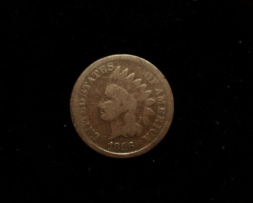 HS&C: 1866 Indian Head Cent/Penny G Coin