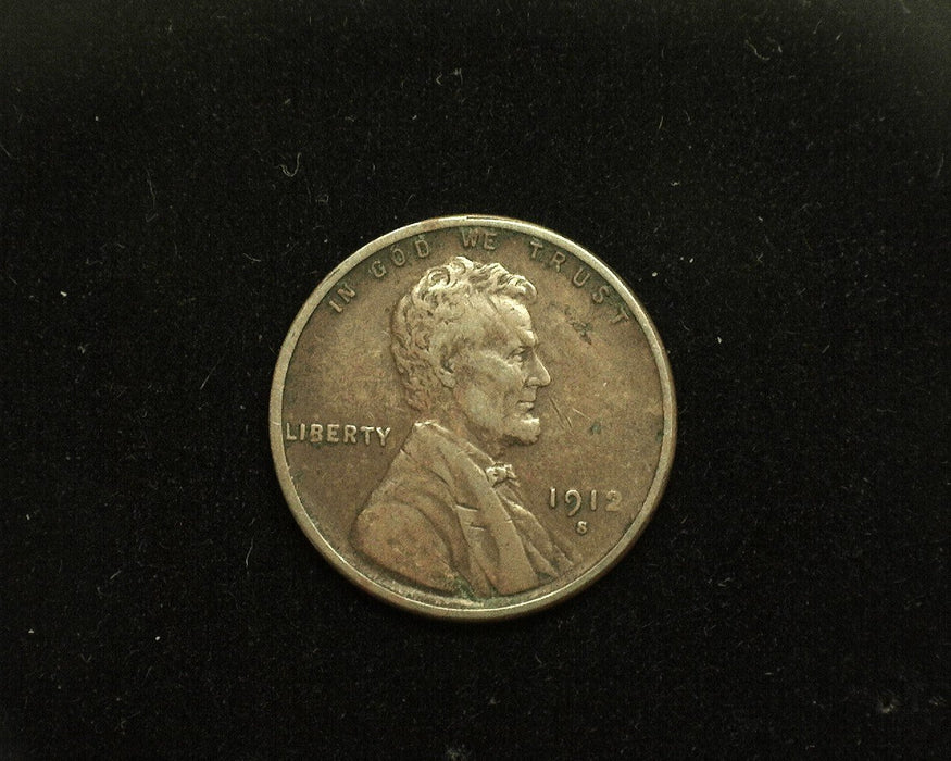 HS&C: 1912 S Lincoln Wheat Cent/Penny F Coin