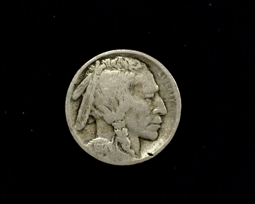 HS&C: 1914 S Buffalo Nickel VG Coin