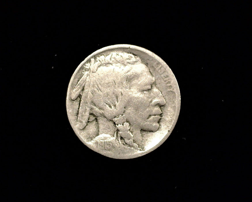 HS&C: 1915 P Buffalo Nickel F Coin