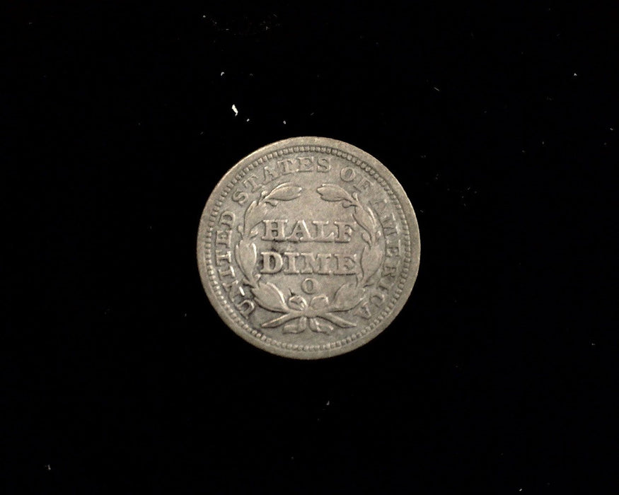 HS&C: 1853 O Arrows Liberty Seated Half Dime F Coin