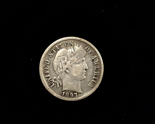 HS&C: 1897 P Barber Dime VF Coin