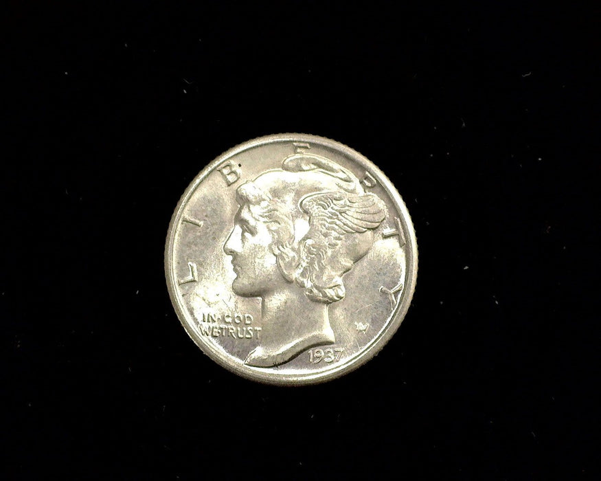 HS&C: 1937 P Mercury Dime BU FSB Coin