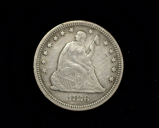 HS&C: 1876 Liberty Seated Quarter VF Coin