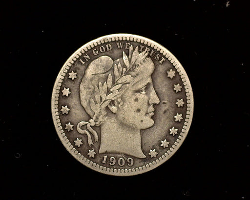 HS&C: 1909 P Barber Quarter F Coin