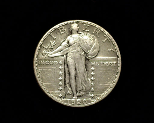 HS&C: 1920 S Standing Liberty Quarter XF Coin