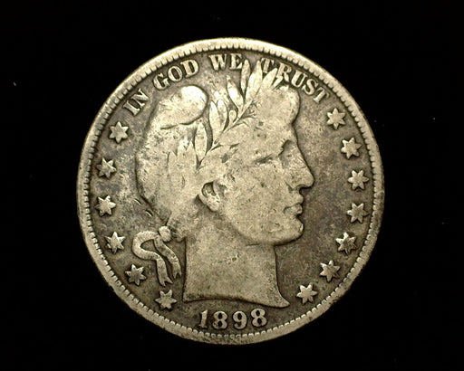 HS&C: 1898 P Barber Half Dollar VG/F Coin