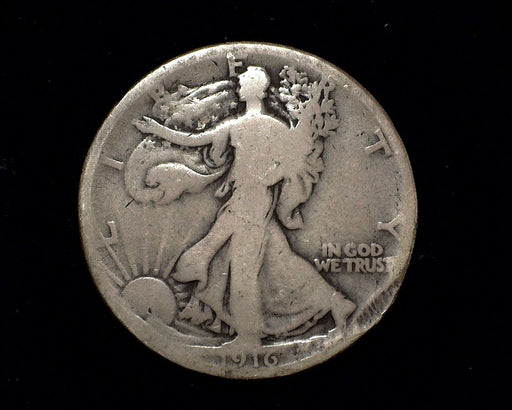 HS&C: 1916 P Walking Liberty Half Dollar Filler Coin