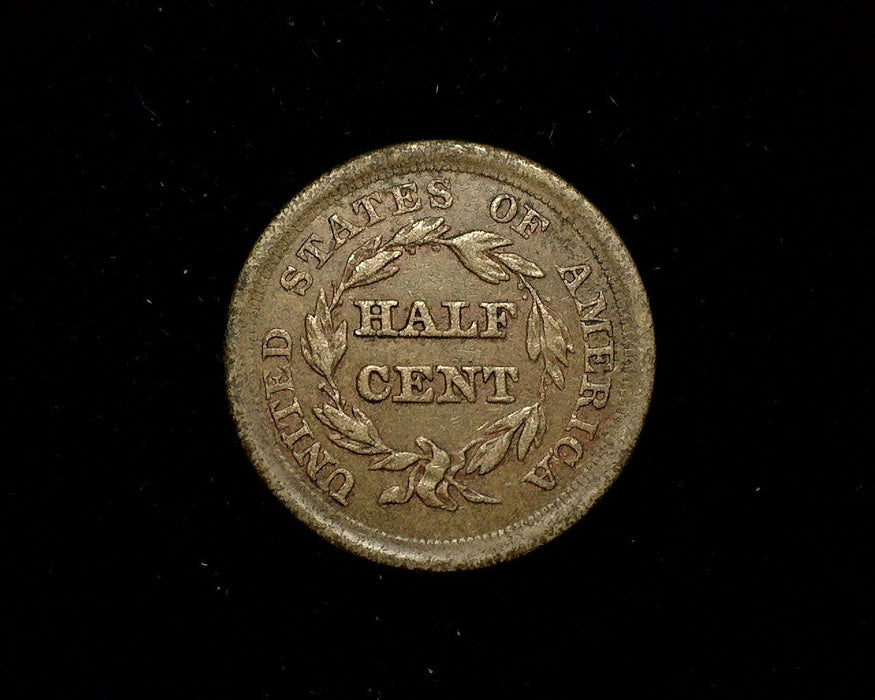 HS&C: 1856 Braided Hair Half Cent VF Coin