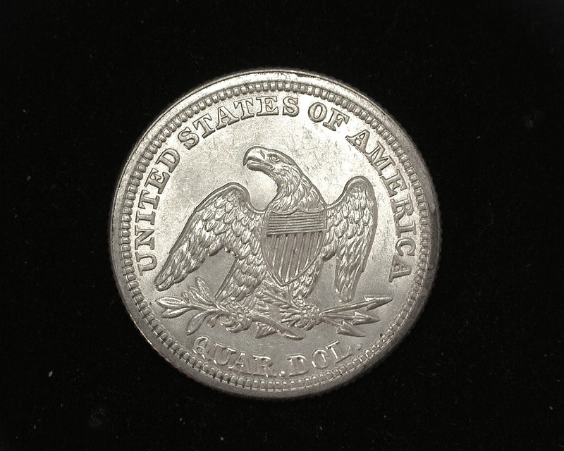 1860 Liberty Seated Quarter BU MS-63 - US Coin