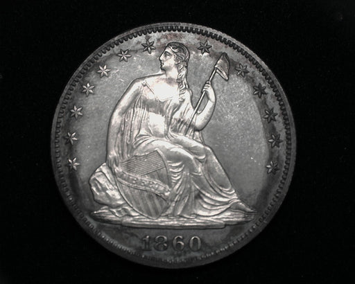 HS&C: 1860 Liberty Seated Half Dollar Proof PF-63 Coin