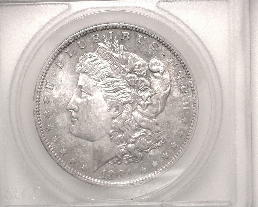 HS&C: 1881 O Morgan Dollar SEGS - MS-63 Toned. Coin