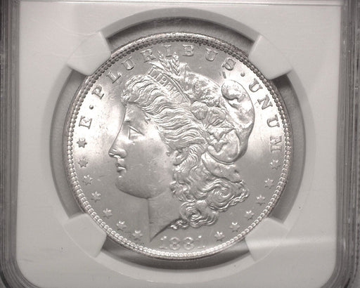 HS&C: 1881 Morgan Dollar NGC - MS-63 Coin