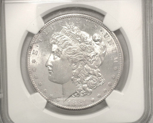 HS&C: 1881 S Morgan Dollar NGC - MS-62 Coin