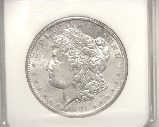 HS&C: 1881 S Morgan Dollar NGC - MS-63 Proof like. Coin