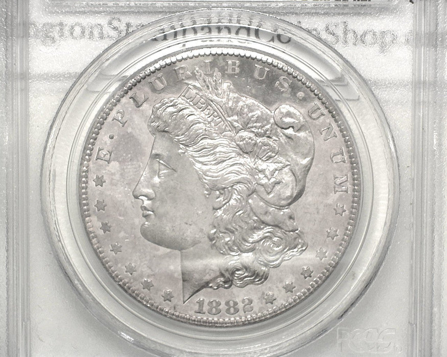 HS&C: 1882 S Morgan Dollar PCGS - MS-64 Proof Like. Coin