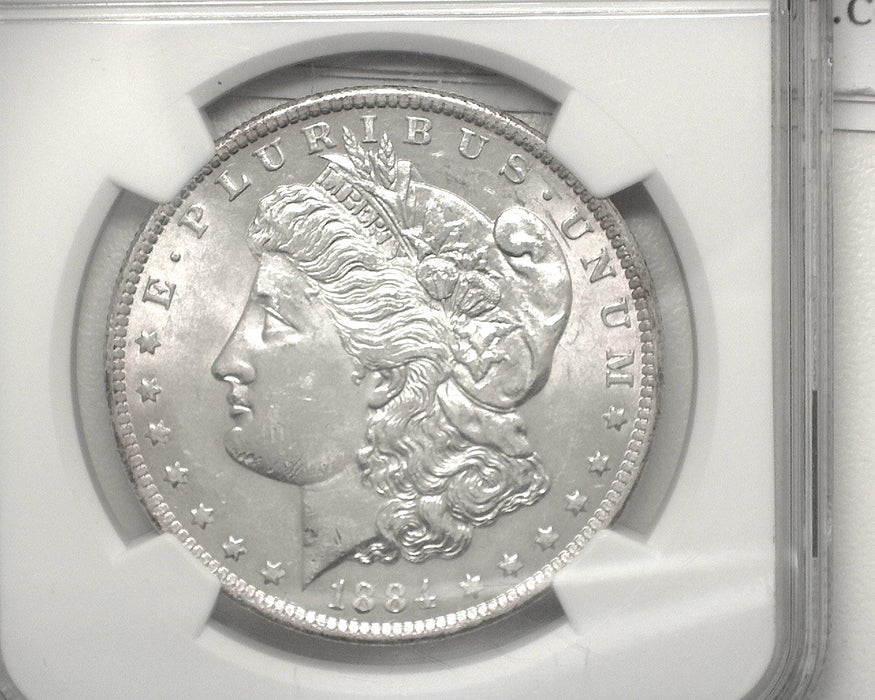 HS&C: 1884 O Morgan Dollar NGC - MS-61 Coin