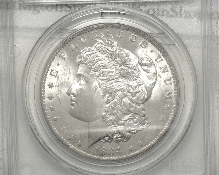 HS&C: 1884 O Morgan Dollar PCGS - MS-63 Coin
