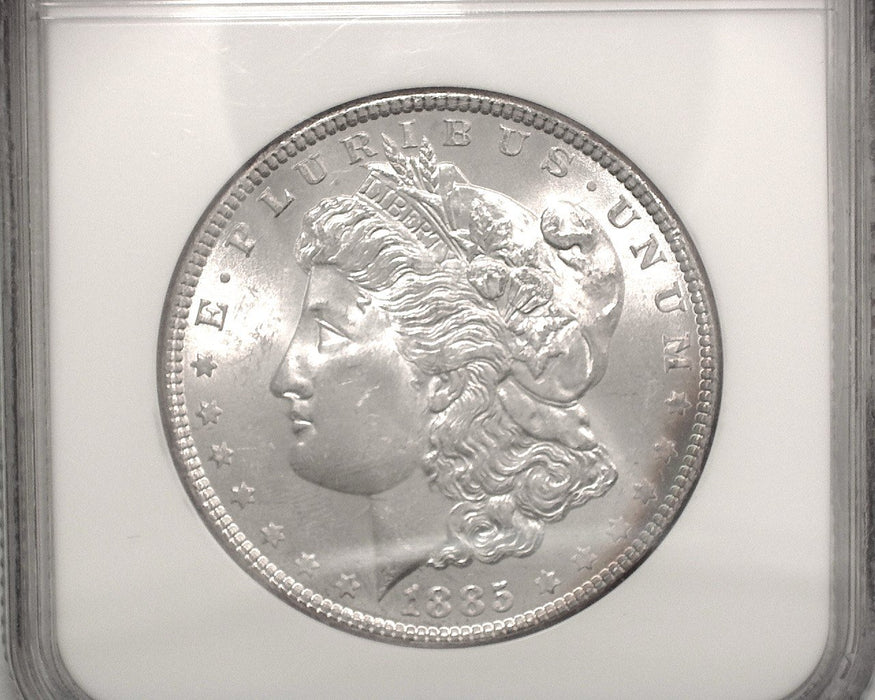 HS&C: 1885 Morgan Dollar NGC - MS 63 Coin