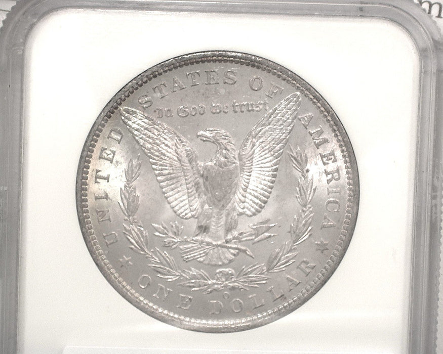 HS&C: 1885 O Morgan Dollar NGC - MS-64 Binion Collection. Beautifully toned. Coin