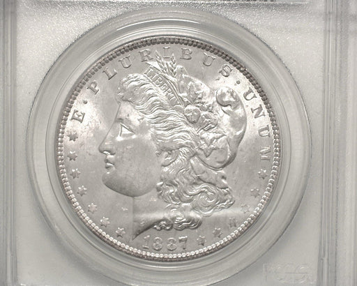 HS&C: 1887 Morgan Dollar PCGS - MS-63 Coin