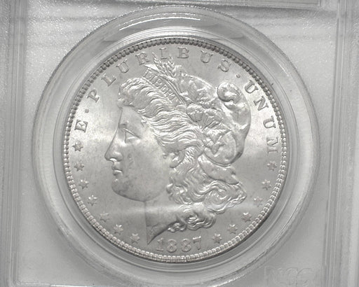 HS&C: 1887 Morgan Dollar PCGS - MS-64 Coin